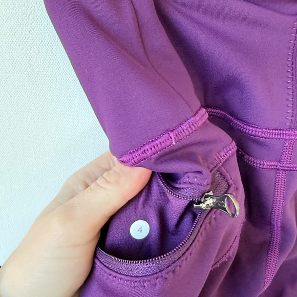 Lululemon Purple Full Length Leggings size 4 - Picture 4 of 4